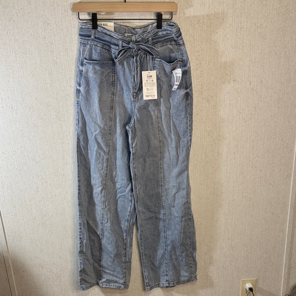 Kensie Women's High Rise Jeans - Light Blue